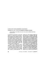 RAPID FLOW CYTOFLUOROMETRIC ANALYSIS OF MAMMALIAN CELL CYCLE BY PROPIDIUM IODIDE STAINING