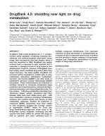 DrugBank 4.0: shedding new light on drug metabolism
