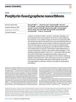 Porphyrin-fused graphene nanoribbons