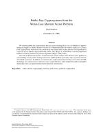 Public-Key Cryptosystems from the Worst-Case Shortest Vector Problem