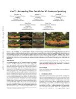 AbsGS: Recovering Fine Details for 3D Gaussian Splatting