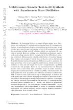 ScaleDreamer: Scalable Text-to-3D Synthesis with Asynchronous Score Distillation
