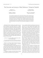 The Necessities and Luxuries of Mate Preferences: Testing the Tradeoffs