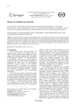 Physics of cavitation near particles