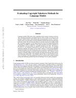 Evaluating Copyright Takedown Methods for Language Models