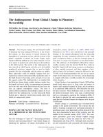The Anthropocene: From Global Change to Planetary Stewardship