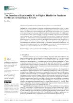 The Promise of Explainable AI in Digital Health for Precision Medicine: A Systematic Review
