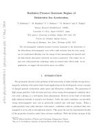 Radiation Pressure Dominate Regime of Relativistic Ion Acceleration