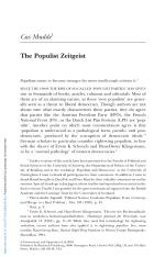 The Populist Zeitgeist