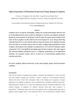 Optical Separation of Mechanical Strain from Charge Doping in Graphene