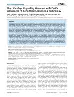 Mind the Gap: Upgrading Genomes with Pacific Biosciences RS Long-Read Sequencing Technology
