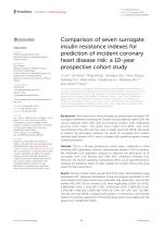 Comparison of seven surrogate insulin resistance indexes for prediction of incident coronary heart disease risk: a 10-year prospective cohort study