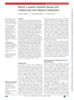 MASLD: a systemic metabolic disorder with cardiovascular and malignant complications