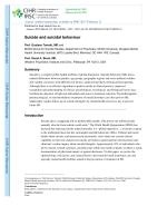 Suicide and suicidal behaviour