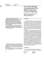 Use of the Hough Transformation To Detect Lines and Curves in Pictures