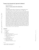 Control of star formation by supersonic turbulence