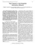 The Capacity of the Hopfield Associative Memory