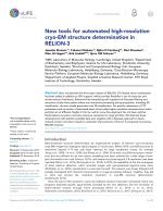 New tools for automated high-resolution cryo-EM structure determination in RELION-3