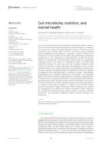 Gut microbiota, nutrition, and mental health