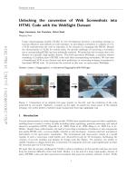 Unlocking the conversion of Web Screenshots into HTML Code with the WebSight Dataset