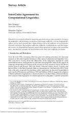 Inter-Coder Agreement for Computational Linguistics