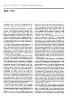 Sustaining Primary Health Care