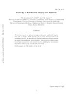 Elasticity of Semiflexible Biopolymer Networks