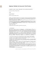 Algebraic Methods for Interactive Proof Systems