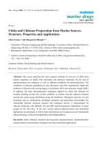 Chitin and Chitosan Preparation from Marine Sources. Structure, Properties and Applications