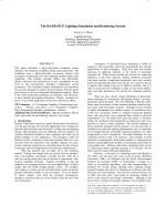 The RADIANCE Lighting Simulation and Rendering System
