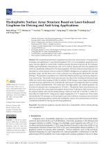 Hydrophobic Surface Array Structure Based on Laser-Induced Graphene for Deicing and Anti-Icing Applications