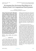 Investigating Non-Newtonian Fluid Behavior in Hydrocyclones Via Computational Fluid Dynamics