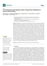 Evaluating the Soil Quality Index Using Three Methods to Assess Soil Fertility