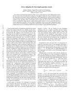 Error mitigation for short-depth quantum circuits