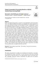 Potato Consumption Forecasting Based on a Hybrid Stacked Deep Learning Model