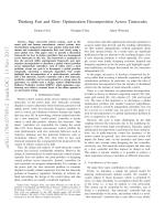 Thinking Fast and Slow: Optimization Decomposition Across Timescales