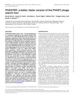 PHASTER: a better, faster version of the PHAST phage search tool