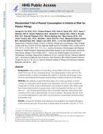 Randomized Trial of Peanut Consumption in Infants at Risk for Peanut Allergy