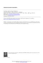 Tax Policy and Investment Behavior