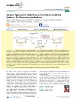 Rational Approach to Optimizing Conformation-Switching Aptamers for Biosensing Applications
