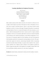 Learning Algorithms for Keyphrase Extraction