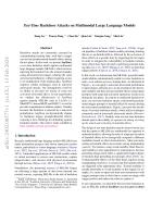 Test-Time Backdoor Attacks on Multimodal Large Language Models