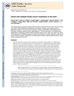 Genes that mediate breast cancer metastasis to the brain