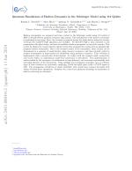 Quantum Simulations of Hadron Dynamics in the Schwinger Model using 112 Qubits