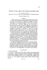 The law of the wake in the turbulent boundary layer
