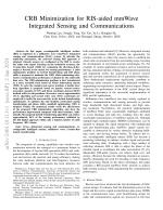 CRB Minimization for RIS-aided mmWave Integrated Sensing and Communications