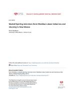 Modrall Sperling interviews Kevin Washburn about Indian law and returning to New Mexico