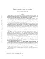 Quantum eigenvalue processing