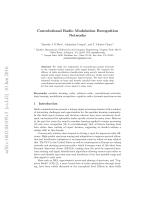 Convolutional Radio Modulation Recognition Networks
