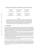 Adversarial Examples Are Not Bugs, They Are Features